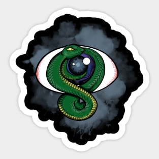 The Coiling Eye, v2 Sticker